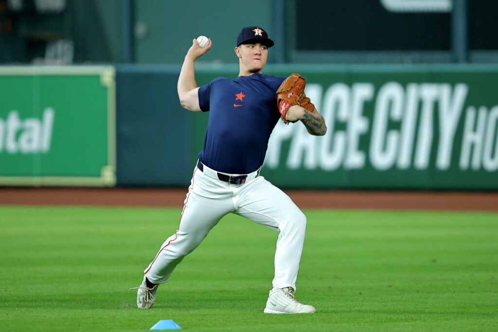 Astros Attiva Hunter Brown, Yainer Diaz