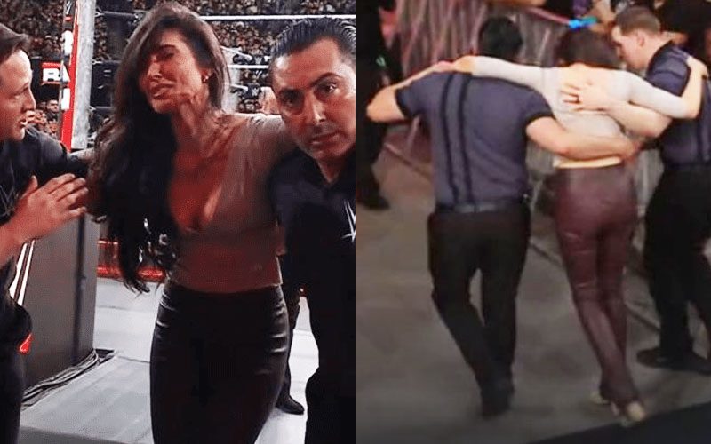 Cathy Kelley sta parlando del suo futuro sul ring della WWE dopo aver subito una commozione cerebrale durante una rissa a RAW