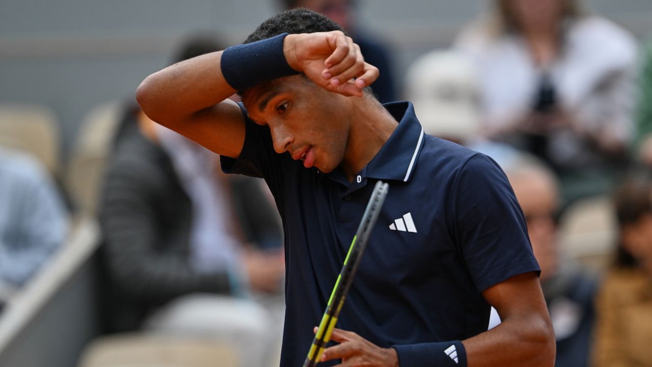 Il canadese Felix Auger-Aliassime è stato eliminato nei quarti di finale dell'Open di Francia