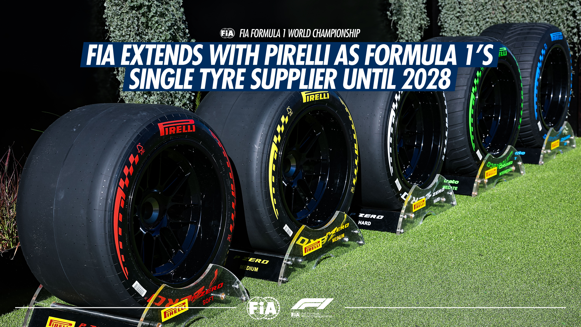 La FIA estende Pirelli come uno dei fornitori di pneumatici della Formula 1 fino al 2028