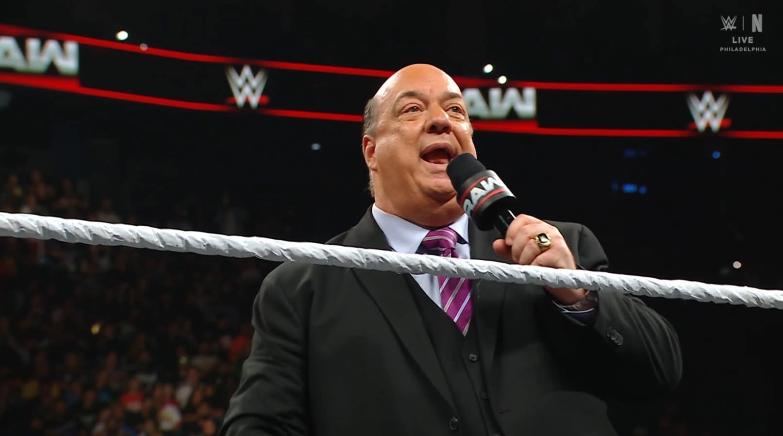 Paul Heyman parla del trattamento dei calcoli renali e del taglio del tratto urinario; Heyman è uscito dall'ospedale ed è andato a WWE Raw