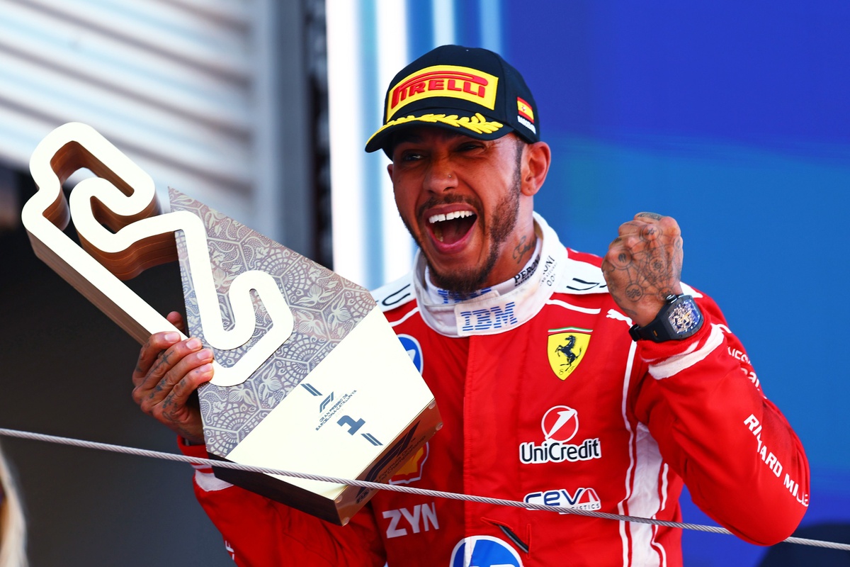 Statistiche pazzesche dal trionfo di Hamilton nel GP di Barcellona e dalla sua prima vittoria per la Ferrari