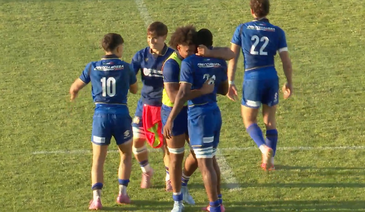 Test pre-Mondiale: l'Italia Under 20 batte l'Inghilterra a Calvisano